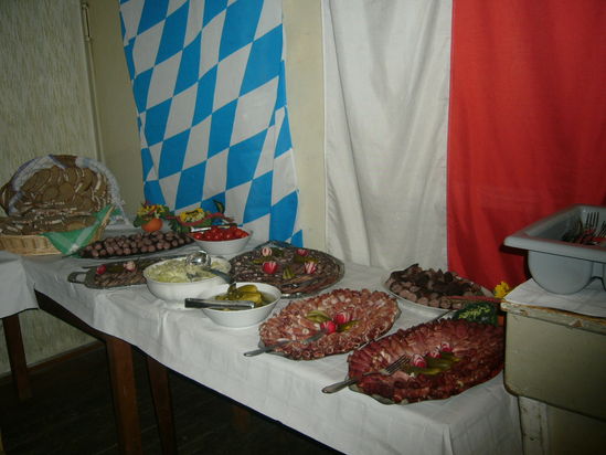 vor der schlacht am kalten Buffet